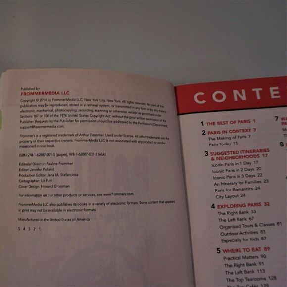 Frommers EasyGuide to Paris 2014 With Fold Out Map By Margie Rynn - Picture 6 of 10